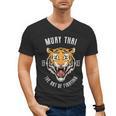 Muay Thai Tiger Thai Boxing Men's V-Neck T-Shirt, trending gift Muay Thai Tiger Thai Boxing Men's V-Neck T-Shirt, trending gift