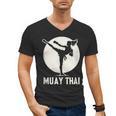 Muay Thai Woman Image Men's V-Neck T-Shirt, trending gift Muay Thai Woman Image Men's V-Neck T-Shirt, trending gift