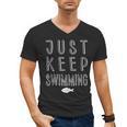 Pretty Fish Just Keep Swimming Men's V-Neck T-Shirt, trending gift Pretty Fish Just Keep Swimming Men's V-Neck T-Shirt, trending gift