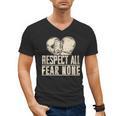 Respect All Fear None Muay Thai Men's V-Neck T-Shirt, trending gift