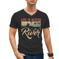 Rowing Canoe Kajak Life Is Better On The River Men's V-Neck T-Shirt, trending gift