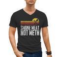 Smoke Meat Not Meth Grilled BBQ Dad Brisket Grilling Men's V-Neck T-Shirt, trending gift