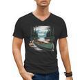 Solo Canoe Tourer Who Knows Every Rapid Campsite Portage Men's V-Neck T-Shirt, trending gift