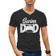Swim Dad Proud Swimming Dad Of A Swimmer Dad Swim Father Men's V-Neck T-Shirt, trending gift