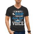 Swim Dad Voice Swimming Dad Of A Swimmer Father Men's V-Neck T-Shirt, trending gift