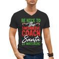 Swimming Coach Christmas Xmas Swimming Santa Men's V-Neck T-Shirt, trending gift Swimming Coach Christmas Xmas Swimming Santa Men's V-Neck T-Shirt, trending gift
