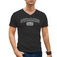 Swimming Dad Athletic Lettering Fathers Day Coach Men's V-Neck T-Shirt, trending gift