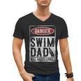 Swimming Swimmer DANGER Swim Dad Men's V-Neck T-Shirt, trending gift Swimming Swimmer DANGER Swim Dad Men's V-Neck T-Shirt, trending gift
