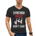 Synchronized Swimming Art For Men Women Synchronized Swim Men's V-Neck T-Shirt, trending gift