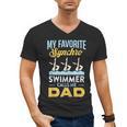 Synchronized Swimming Dad Favorite Synchro Swimmer Artistic Men's V-Neck T-Shirt, trending gift Synchronized Swimming Dad Favorite Synchro Swimmer Artistic Men's V-Neck T-Shirt, trending gift