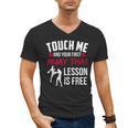 Touch Me And Your First Muay Thai Lesson Is Free Men's V-Neck T-Shirt, trending gift Touch Me And Your First Muay Thai Lesson Is Free Men's V-Neck T-Shirt, trending gift