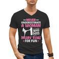 Never Underestimate A Woman Thai Boxing Muay Thai Fighter Men's V-Neck T-Shirt, trending gift Never Underestimate A Woman Thai Boxing Muay Thai Fighter Men's V-Neck T-Shirt, trending gift