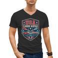 USA Canoe Kayak Paddling American Flag Emblem Men's V-Neck T-Shirt, trending gift USA Canoe Kayak Paddling American Flag Emblem Men's V-Neck T-Shirt, trending gift