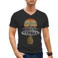 Vintage Retro Canoe Paddle & Mountains Rafting Men's V-Neck T-Shirt, trending gift