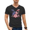 Women's American Flag Drum Kit Patriotic US Drum Art Men's V-Neck T-Shirt, trending gift Women's American Flag Drum Kit Patriotic US Drum Art Men's V-Neck T-Shirt, trending gift