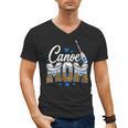 Women's Canoe Mom Leopard Print Paddle River Lake Sport Mother Men's V-Neck T-Shirt, trending gift