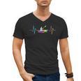 Women's Kayaking Heartbeat Tie Dye Canoe Boating Kayaks Men's V-Neck T-Shirt, trending gift