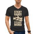 Women's Sticky Hands Steady Mind Muay Thai Boxing Men's V-Neck T-Shirt, trending gift