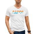 Canoe Canoeing Retro Canoe Raglan Baseball Tee Men's V-Neck T-Shirt, trending gift