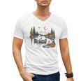 Canoe Ghost Camping Ghost Lake Halloween Spooky Fall Camping Men's V-Neck T-Shirt, trending gift