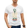 Canoe Hair Club Paddling Retro Men's V-Neck T-Shirt, trending gift