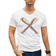 Canoeing Canoe Paddle Paddling Retro Line Art Raglan Baseball Tee Men's V-Neck T-Shirt, trending gift Canoeing Canoe Paddle Paddling Retro Line Art Raglan Baseball Tee Men's V-Neck T-Shirt, trending gift