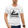 Cool Outdoor Water Sport Canoe Raglan Baseball Tee Men's V-Neck T-Shirt, trending gift