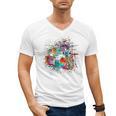 Drums Pop Art Drummer Drum Kit Men's V-Neck T-Shirt, trending gift