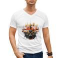 Drumset Drum Kit Music Drummer Drumming Raglan Baseball Tee Men's V-Neck T-Shirt, trending gift Drumset Drum Kit Music Drummer Drumming Raglan Baseball Tee Men's V-Neck T-Shirt, trending gift