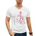 Fighter Gloves Muay Thai Raglan Baseball Tee Men's V-Neck T-Shirt, trending gift