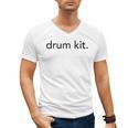 Minimalistic Drum Kit Minimal Raglan Baseball Tee Men's V-Neck T-Shirt, trending gift