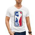 Muay Thai Fighter Retro Kickboxing MMA Training Men's V-Neck T-Shirt, trending gift