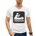 Outdoors Water Sports Canoe Canoeist Raglan Baseball Tee Men's V-Neck T-Shirt, trending gift