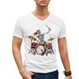 Skeleton Drummer Skull Drum Kit Halloween Raglan Baseball Tee Men's V-Neck T-Shirt, trending gift Skeleton Drummer Skull Drum Kit Halloween Raglan Baseball Tee Men's V-Neck T-Shirt, trending gift