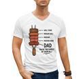 Steak BBQ Dad You'Re The Rarest Of Them All Fathers Day Raglan Baseball Tee Men's V-Neck T-Shirt, trending gift