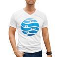 Swimming Freestyle Raglan Baseball Tee Men's V-Neck T-Shirt, trending gift
