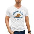 Women's Golden Retriever Swimming Men's V-Neck T-Shirt, trending gift Women's Golden Retriever Swimming Men's V-Neck T-Shirt, trending gift