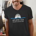 Amphibious Swimming Men's V-Neck T-Shirt