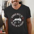 BBQ Dad Smoking Meat Smoker Barbecue Dad Apparel Men's V-Neck T-Shirt