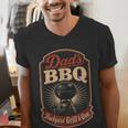 BBQ Dad's Backyard Grill & Que Men's V-Neck T-Shirt
