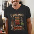 BBQ Shirt Steak BBQ Dad You'Re The Rarest Of Them All Men's V-Neck T-Shirt