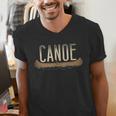 Canoe Canoeing Vintage Canoe Men's V-Neck T-Shirt