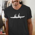 Canoe Couple Canoe Team Canoe Lover Canoeing Tour Summer Men Women Kids Men's V-Neck T-Shirt