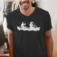 Canoe Paddlers Men's V-Neck T-Shirt