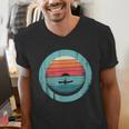 Canoe Sunset Men's V-Neck T-Shirt