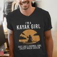 Cool Kayak For Women Girls Kayaker Canoe Kayaking Paddle Oar Men's V-Neck T-Shirt Cool Kayak For Women Girls Kayaker Canoe Kayaking Paddle Oar Men's V-Neck T-Shirt