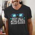 Cool Swimming For Men Women Swimmer Swim Instructor Goggles Men's V-Neck T-Shirt
