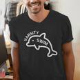 Dolphin Dolfin Varsity Swim Swim Team Swim Club Swimming Men's V-Neck T-Shirt