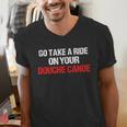 Douche Canoe Vulgar Profanity T-Shirt Men's V-Neck T-Shirt