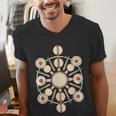 Drummer Drum Kit Mandala Percussionist Music Lover Men's V-Neck T-Shirt Drummer Drum Kit Mandala Percussionist Music Lover Men's V-Neck T-Shirt